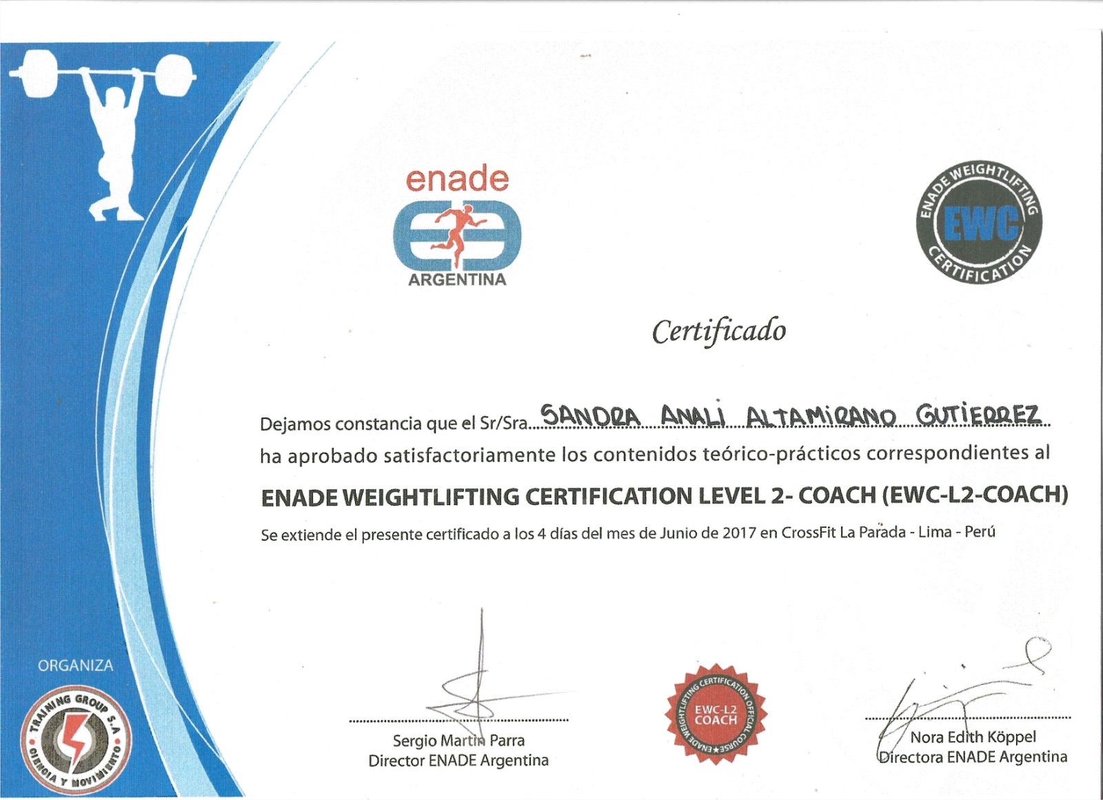 Certificación 7